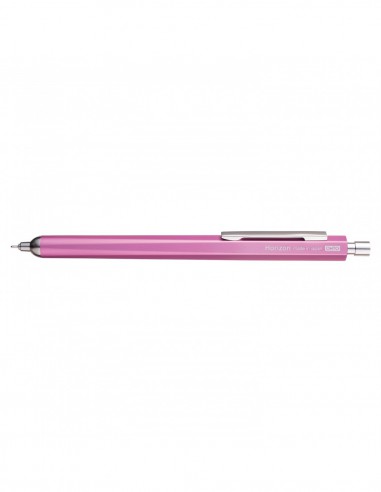 Horizon Gel Pen encre noire , OHTO - pointe aiguille  0,5mm //  // Corps aluminium - Rose
