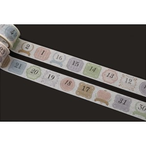 DRAW ME - Washi Tape - Date Simple // pré découpé pour agenda et planner