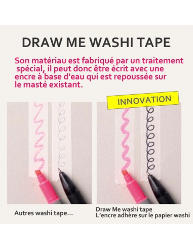 DRAW ME - Washi Tape - Confetti // Draw Me - 15mm de large par 10m