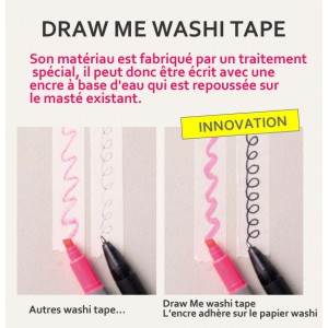 DRAW ME - Washi Tape - Confetti // Draw Me - 15mm de large par 10m
