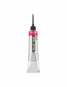 Peinture Relief - Tube 20 ml Argent metallique