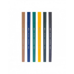 Creatives 6 Stylo feutre 0,4mm & Brush pen - set New york