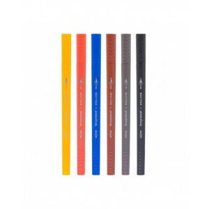 Creatives 6 Stylo feutre 0,4mm & Brush pen - set Amsterdam