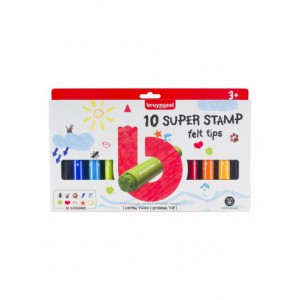 Kids Super TAMPONS-FEUTRES -  Set 10