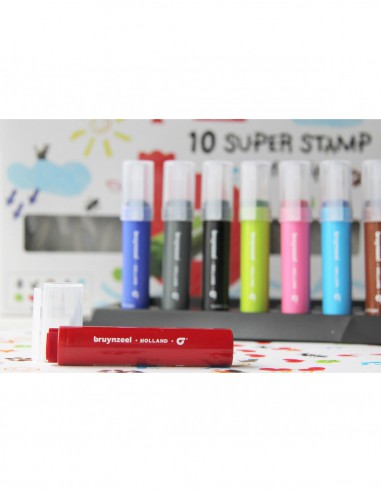 Kids Super TAMPONS-FEUTRES -  Set 10