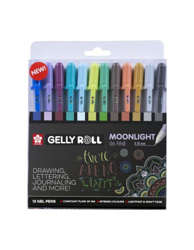 Set  de 12 Gelly Rolls Moonlight 06 Cosmos - EDITION LIMITÉE