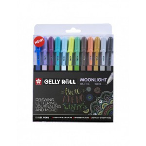 Set  de 12 Gelly Rolls Moonlight 06 Cosmos - EDITION LIMITÉE