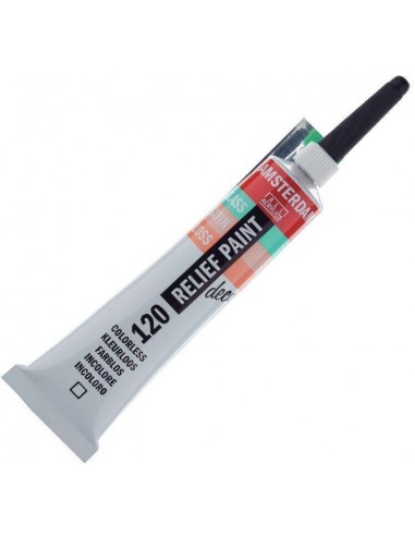 Peinture Relief - Tube 20 ml - Transparente