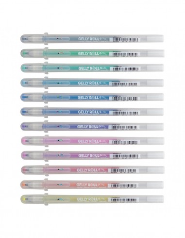 Set de 12 stylos gel Stardust