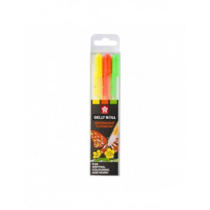Set de 3 stylos gel Moonlight Happy