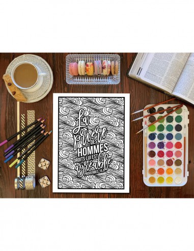 Colorie les Proverbes : Un livre de coloriage chrétien pour adultes