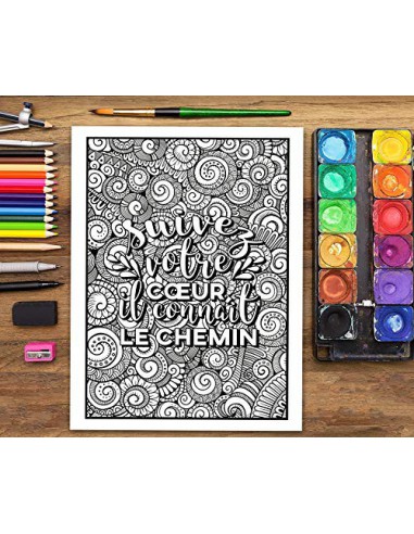 Parlez de ce qui va bien dans vos vies plutôt de ce qui va mal : coloriages inspirants pour adultes