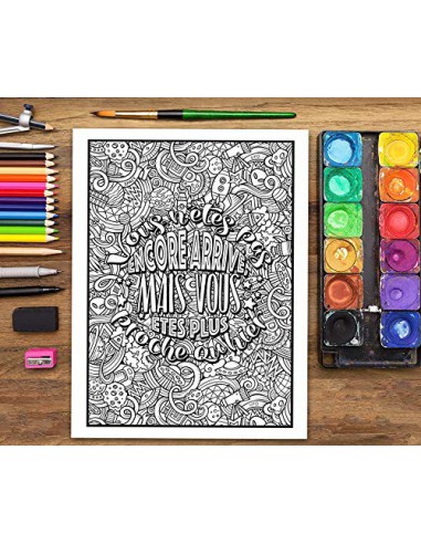 Parlez de ce qui va bien dans vos vies plutôt de ce qui va mal : coloriages inspirants pour adultes