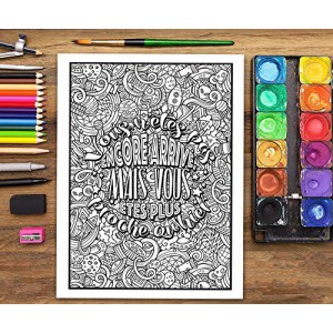 Parlez de ce qui va bien dans vos vies plutôt de ce qui va mal : coloriages inspirants pour adultes