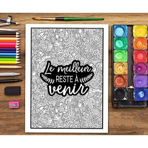 Parlez de ce qui va bien dans vos vies plutôt de ce qui va mal : coloriages inspirants pour adultes