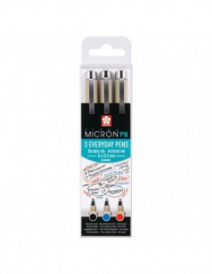 Pigma Micron PN Office set 3 couleurs