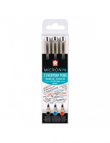 Pigma Micron PN Office set 3 couleurs