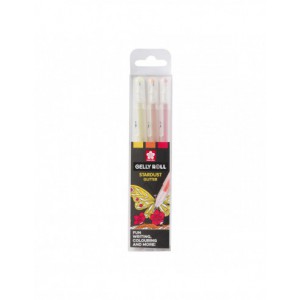 3 Gelly Rolls Stardust - pailleté Happy