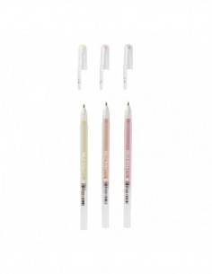 3 Gelly Rolls Stardust - pailleté Happy 2