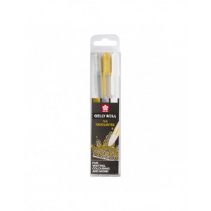 Set mélangé de 3 Gelly Roll Or Argent Blanc