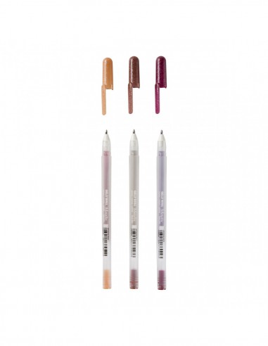 3 Gelly Rolls Metallic - Nature