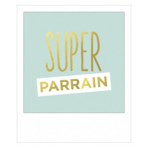 Carte simple foil - super parrain