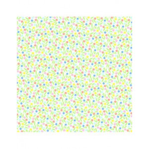 Set 6 feuilles imprimées recto/verso 30,5X30,5cm - Lapin paquerette