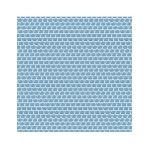 Bloc 100 feuilles 30,5 X 30,5cm - BLUE DREAM - 100g/m2 - imprimé 1 face et blanc au dos