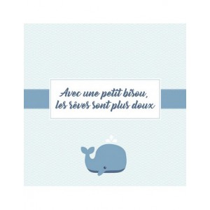 Bloc 100 feuilles 30,5 X 30,5cm - BLUE DREAM - 100g/m2 - imprimé 1 face et blanc au dos
