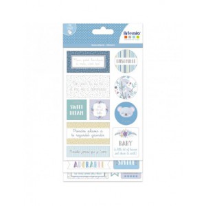 3x2 feuilles d'autocollants MY LITTLE BABY
