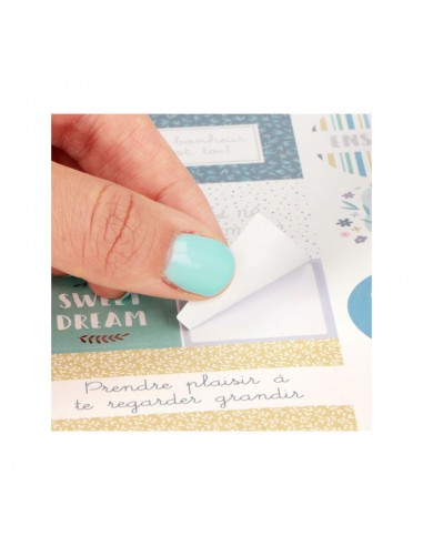 3x2 feuilles d'autocollants MY LITTLE BABY