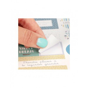 3x2 feuilles d'autocollants MY LITTLE BABY