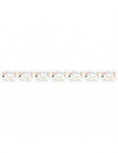 80 stickers timbres Save the date foil or 2