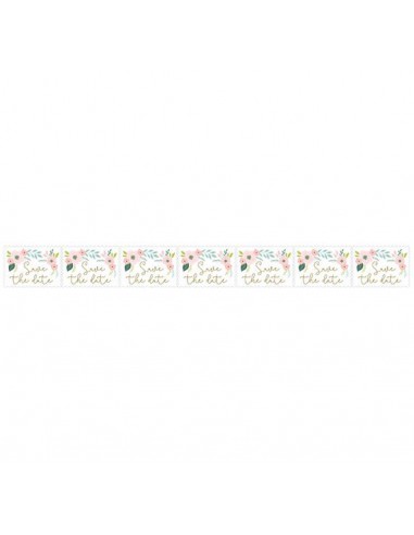 80 stickers timbres Save the date foil or