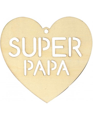 1 silhouette cœur Super Papa