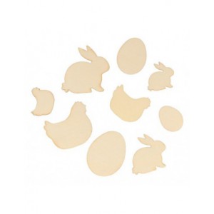 30 mini silhouettes Pâques
