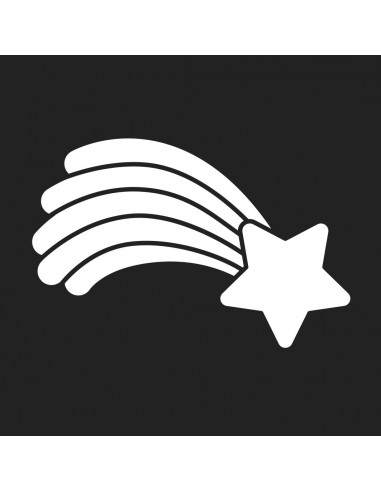 SET 12 POCHOIRS 9X9cm -  LICORNE