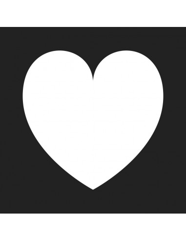 SET 12 POCHOIRS 9X9cm -  LICORNE