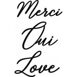 dies Merci Oui Love