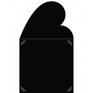 dies carte carré coeur