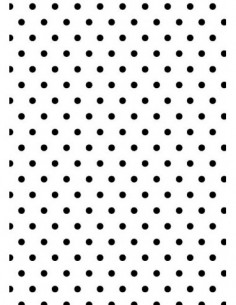 plaque embossage 13x18cm polka dots
