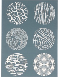 Pochoir - Sculpey Silk Screen Set Nature 2