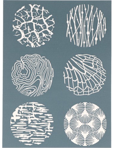 Pochoir - Sculpey Silk Screen Set Nature