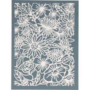 Pochoir - Sculpey Silk Screen Set Florals