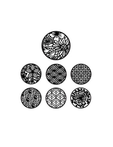 Pochoir - Sculpey Silk Screen Set Florals