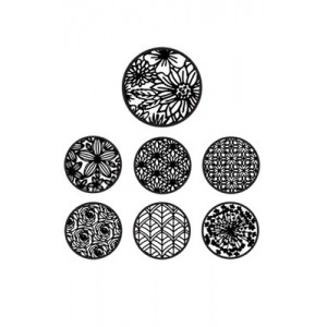 Pochoir - Sculpey Silk Screen Set Florals