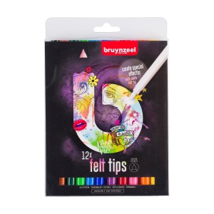 12 feutres de coloriage dont 1 blanc MAGIQUE