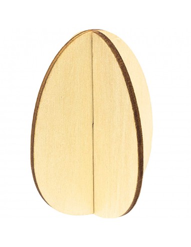 set de 3 gros oeuf en bois emboitables 3D
