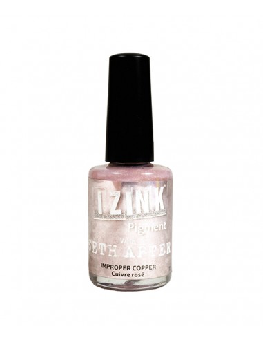 IZINK PIGMENT SETH APTER doré rosé / rose gold - flacon pinceau 11,5 ml