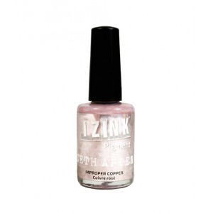 IZINK PIGMENT SETH APTER doré rosé / rose gold - flacon pinceau 11,5 ml